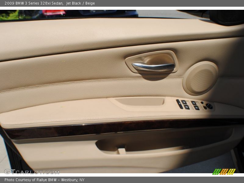 Jet Black / Beige 2009 BMW 3 Series 328xi Sedan
