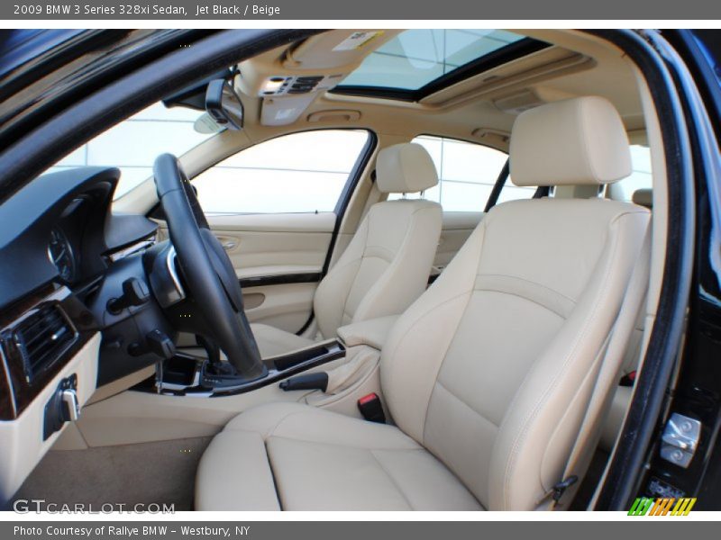 Jet Black / Beige 2009 BMW 3 Series 328xi Sedan