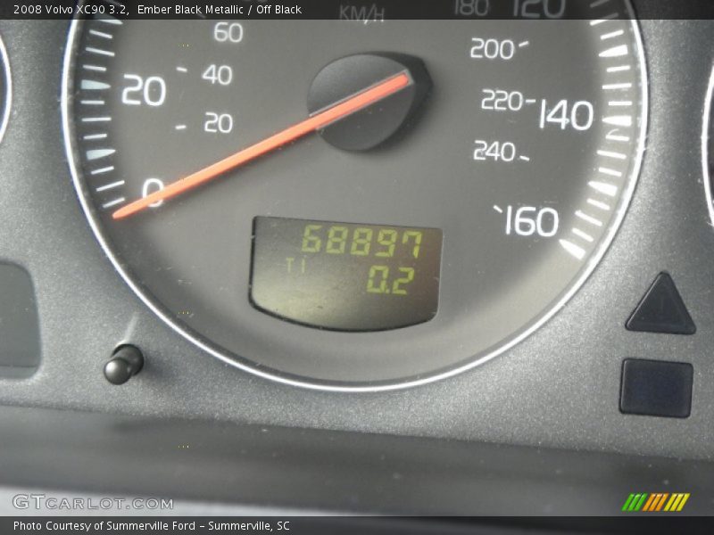 Ember Black Metallic / Off Black 2008 Volvo XC90 3.2