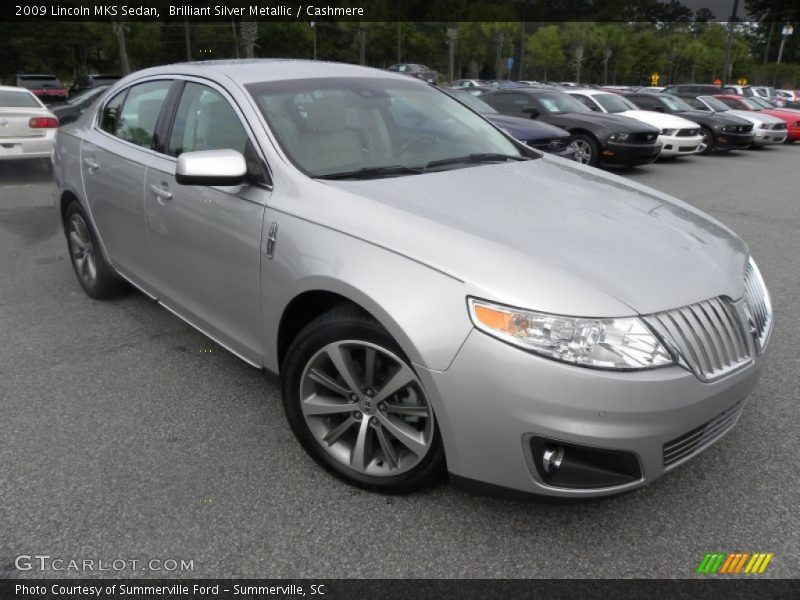 Brilliant Silver Metallic / Cashmere 2009 Lincoln MKS Sedan