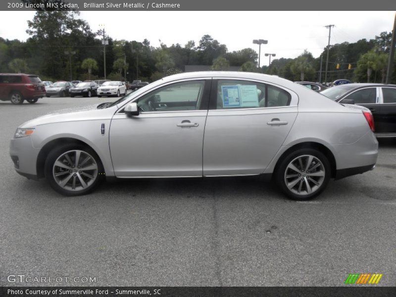 Brilliant Silver Metallic / Cashmere 2009 Lincoln MKS Sedan