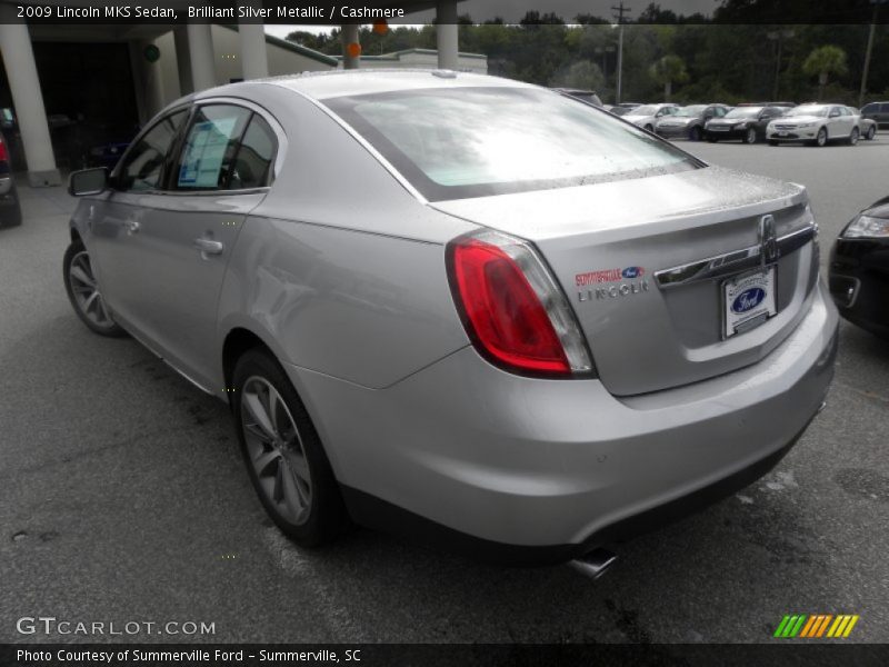 Brilliant Silver Metallic / Cashmere 2009 Lincoln MKS Sedan