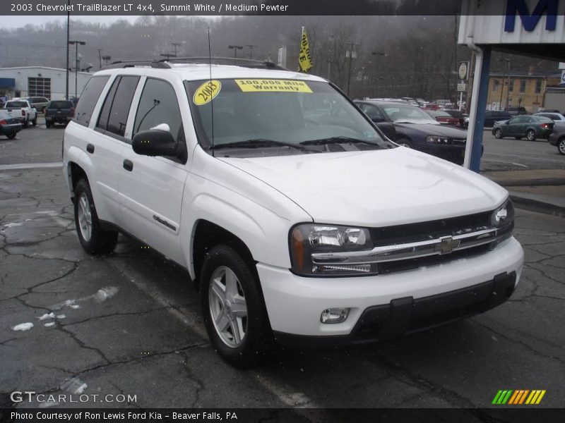 Summit White / Medium Pewter 2003 Chevrolet TrailBlazer LT 4x4