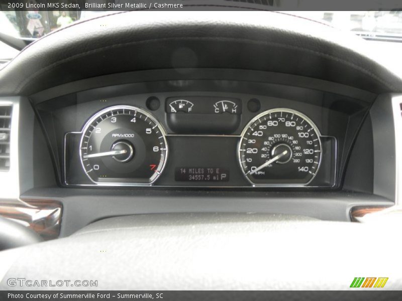 Brilliant Silver Metallic / Cashmere 2009 Lincoln MKS Sedan