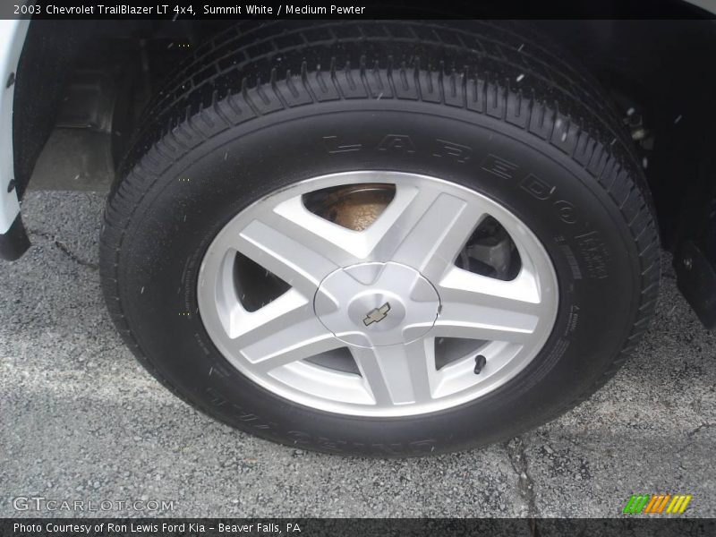 Summit White / Medium Pewter 2003 Chevrolet TrailBlazer LT 4x4