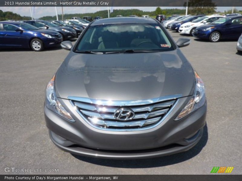 Harbor Gray Metallic / Gray 2013 Hyundai Sonata Limited