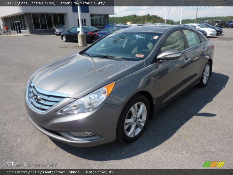 Harbor Gray Metallic / Gray 2013 Hyundai Sonata Limited