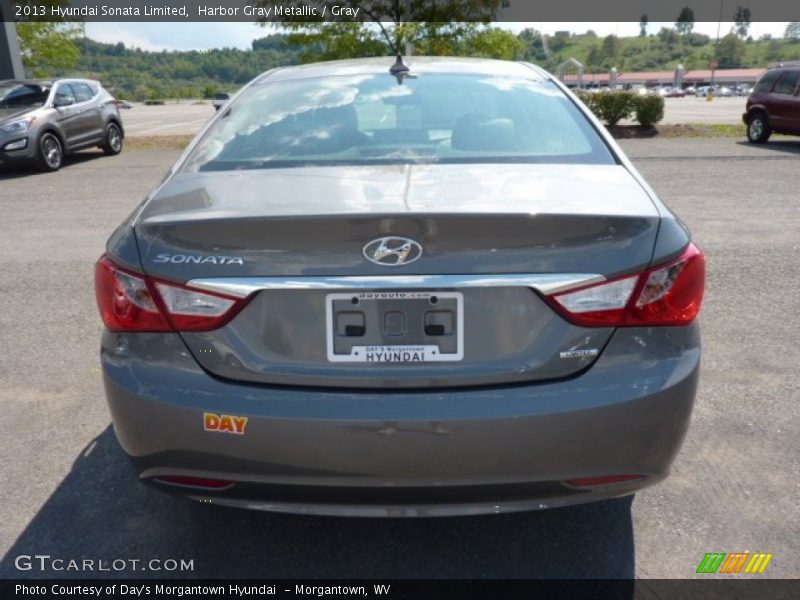 Harbor Gray Metallic / Gray 2013 Hyundai Sonata Limited