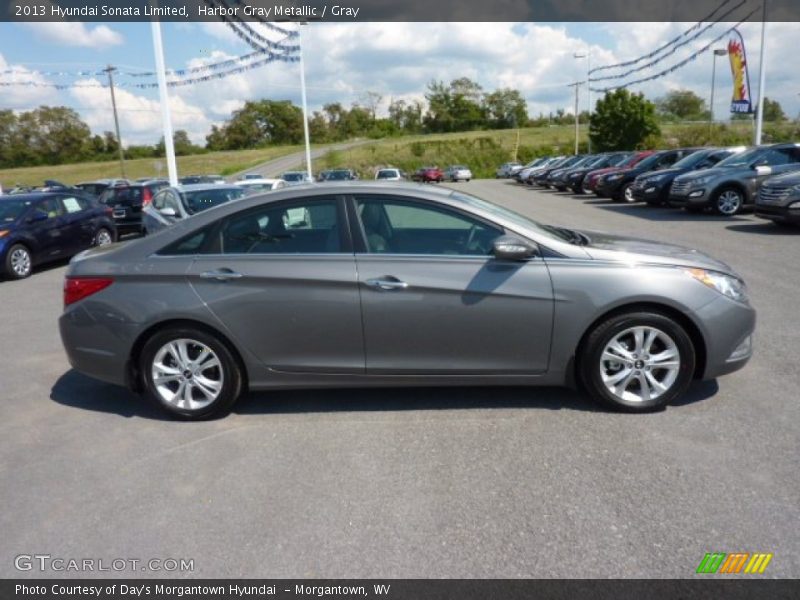 Harbor Gray Metallic / Gray 2013 Hyundai Sonata Limited
