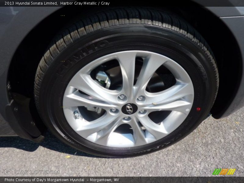 Harbor Gray Metallic / Gray 2013 Hyundai Sonata Limited