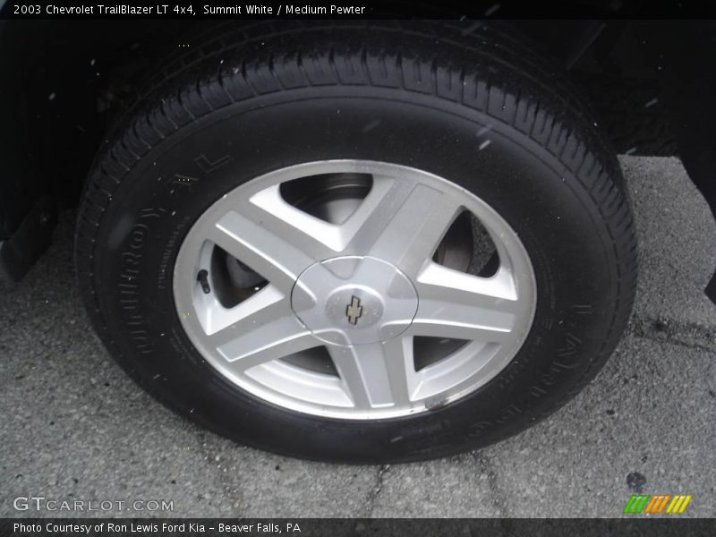 Summit White / Medium Pewter 2003 Chevrolet TrailBlazer LT 4x4