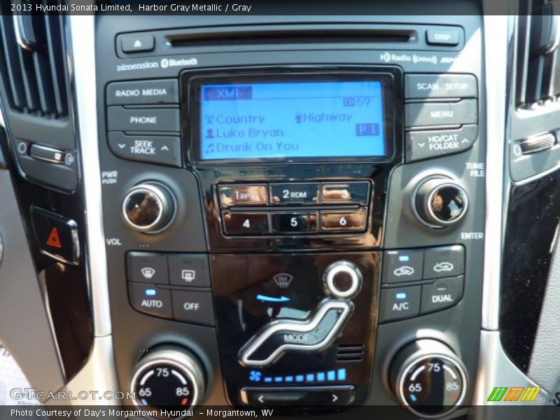 Harbor Gray Metallic / Gray 2013 Hyundai Sonata Limited