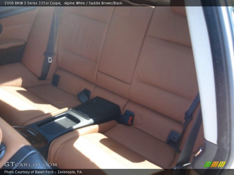 Alpine White / Saddle Brown/Black 2008 BMW 3 Series 335xi Coupe