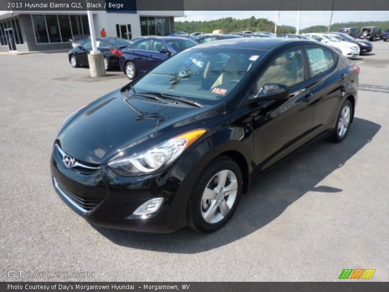 Black / Beige 2013 Hyundai Elantra GLS