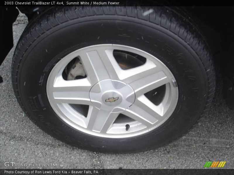Summit White / Medium Pewter 2003 Chevrolet TrailBlazer LT 4x4