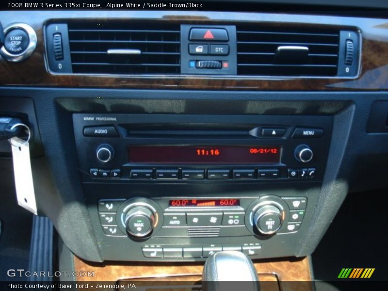 Alpine White / Saddle Brown/Black 2008 BMW 3 Series 335xi Coupe