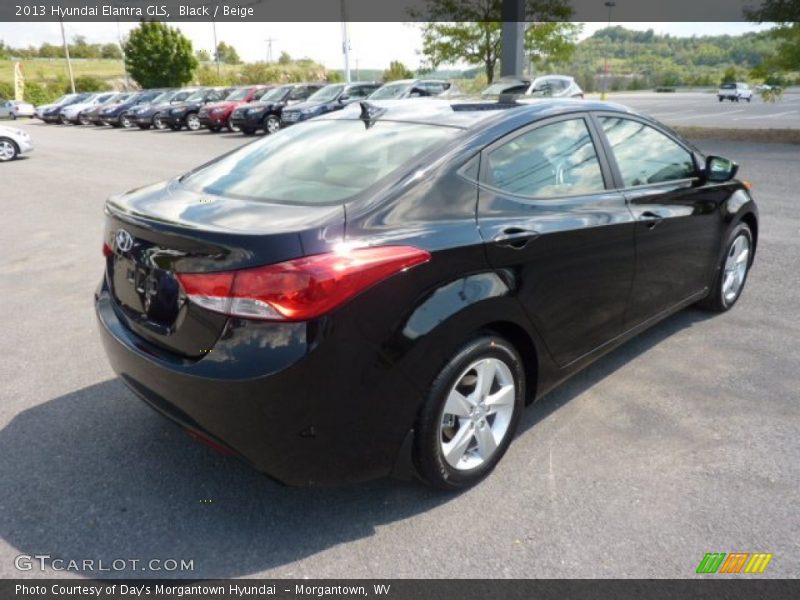 Black / Beige 2013 Hyundai Elantra GLS