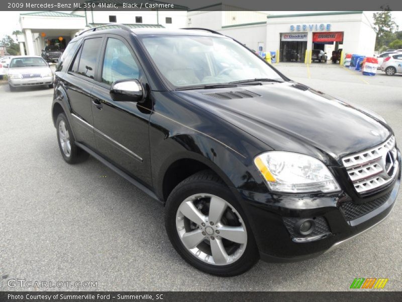 Black / Cashmere 2009 Mercedes-Benz ML 350 4Matic