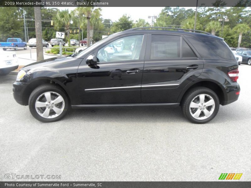 Black / Cashmere 2009 Mercedes-Benz ML 350 4Matic