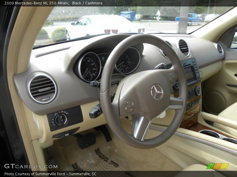 Black / Cashmere 2009 Mercedes-Benz ML 350 4Matic