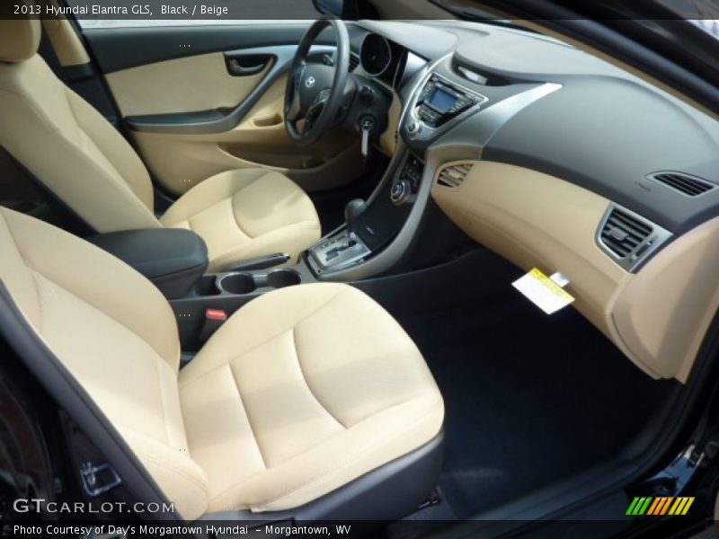 Black / Beige 2013 Hyundai Elantra GLS