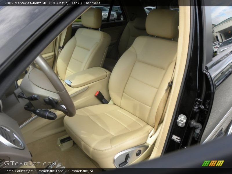 Black / Cashmere 2009 Mercedes-Benz ML 350 4Matic