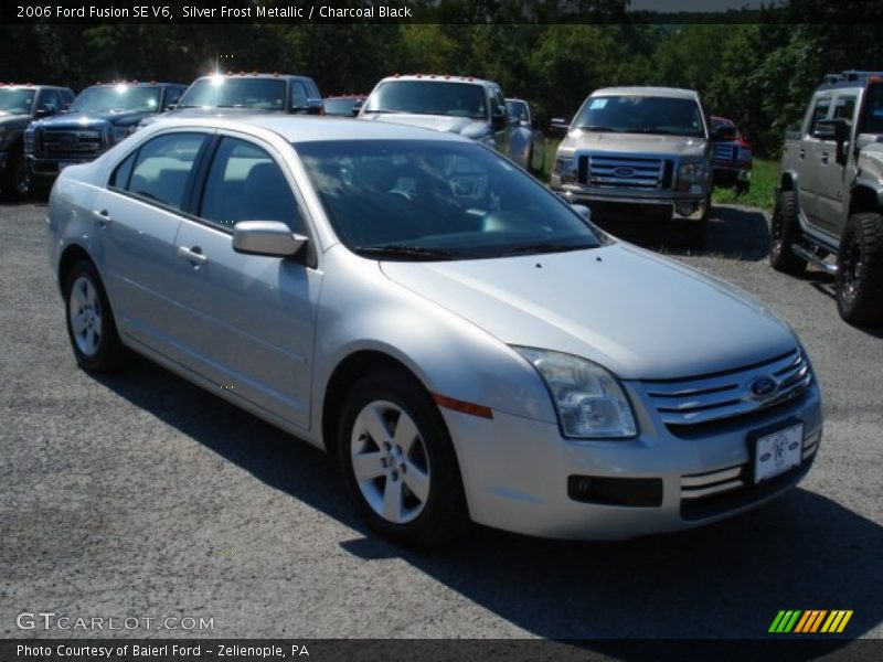 Silver Frost Metallic / Charcoal Black 2006 Ford Fusion SE V6