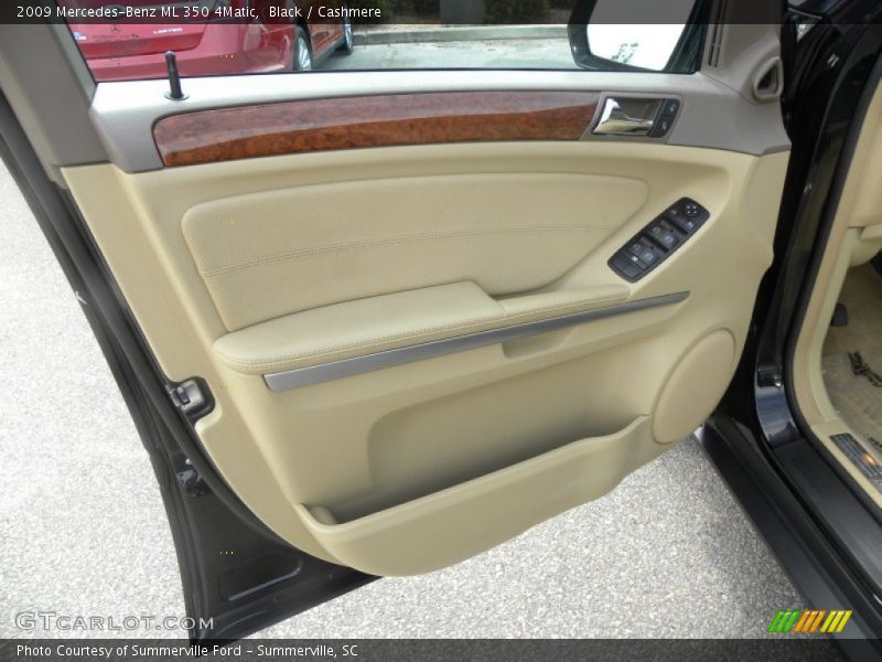 Black / Cashmere 2009 Mercedes-Benz ML 350 4Matic