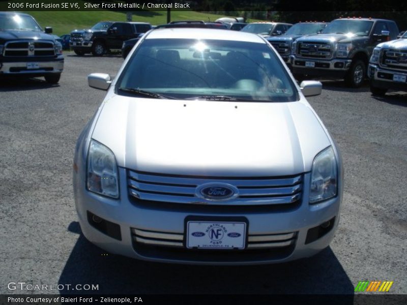 Silver Frost Metallic / Charcoal Black 2006 Ford Fusion SE V6