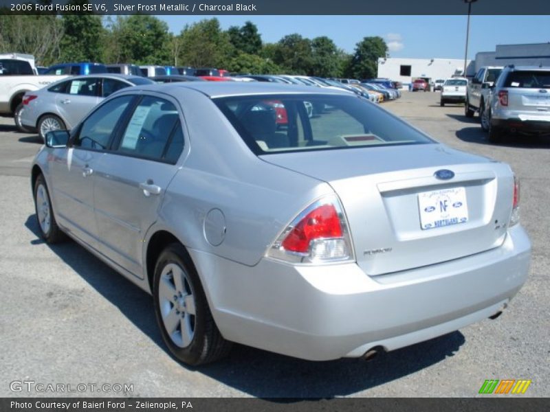 Silver Frost Metallic / Charcoal Black 2006 Ford Fusion SE V6