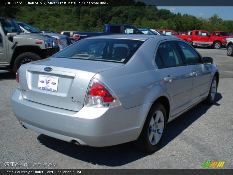 Silver Frost Metallic / Charcoal Black 2006 Ford Fusion SE V6