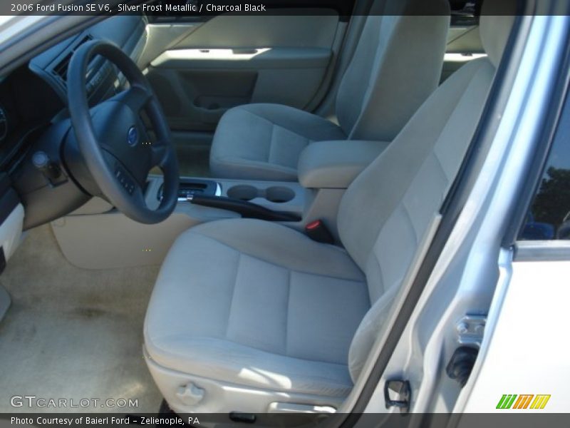 Silver Frost Metallic / Charcoal Black 2006 Ford Fusion SE V6