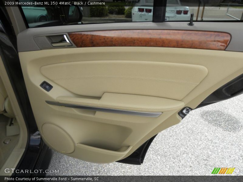 Black / Cashmere 2009 Mercedes-Benz ML 350 4Matic
