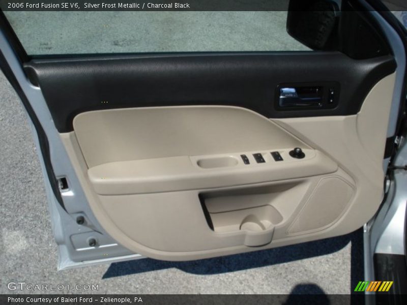 Silver Frost Metallic / Charcoal Black 2006 Ford Fusion SE V6