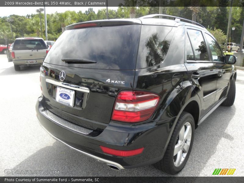 Black / Cashmere 2009 Mercedes-Benz ML 350 4Matic