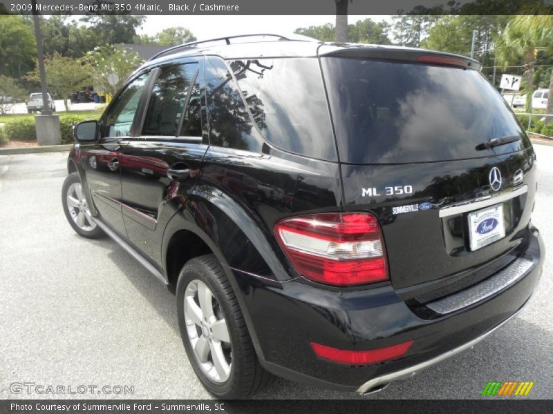 Black / Cashmere 2009 Mercedes-Benz ML 350 4Matic