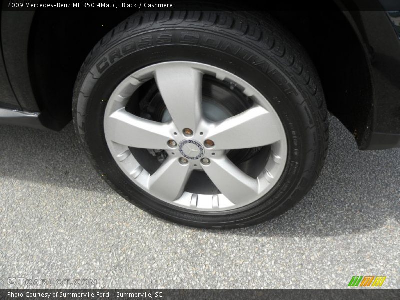 Black / Cashmere 2009 Mercedes-Benz ML 350 4Matic
