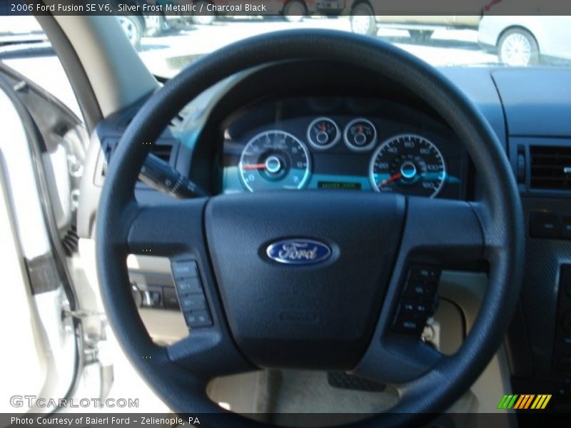 Silver Frost Metallic / Charcoal Black 2006 Ford Fusion SE V6
