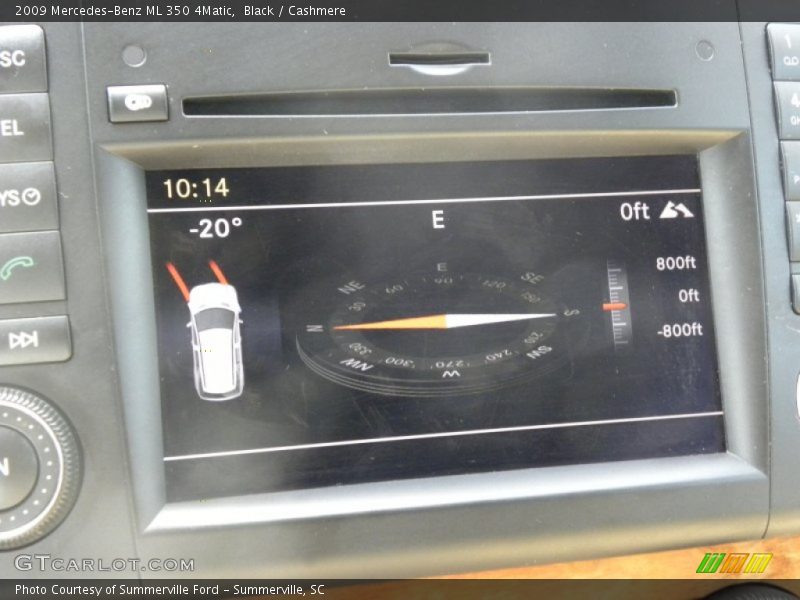 Black / Cashmere 2009 Mercedes-Benz ML 350 4Matic