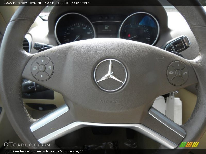 Black / Cashmere 2009 Mercedes-Benz ML 350 4Matic