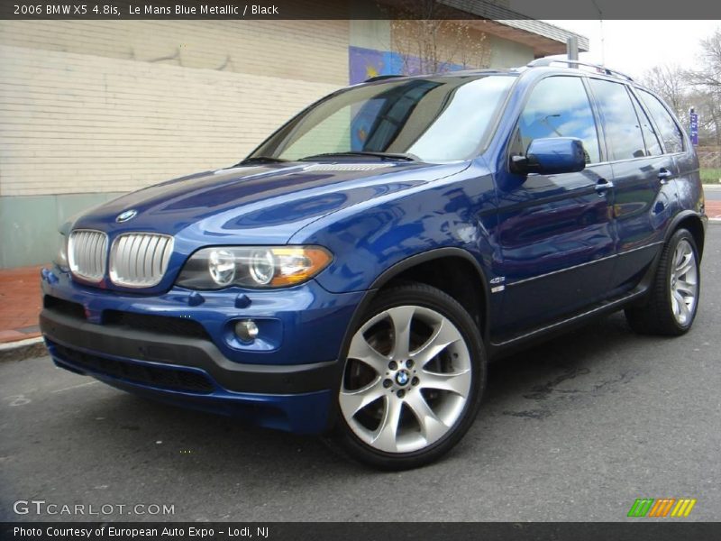 Le Mans Blue Metallic / Black 2006 BMW X5 4.8is