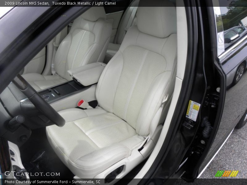 Tuxedo Black Metallic / Light Camel 2009 Lincoln MKS Sedan