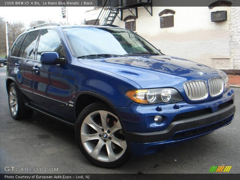 Le Mans Blue Metallic / Black 2006 BMW X5 4.8is