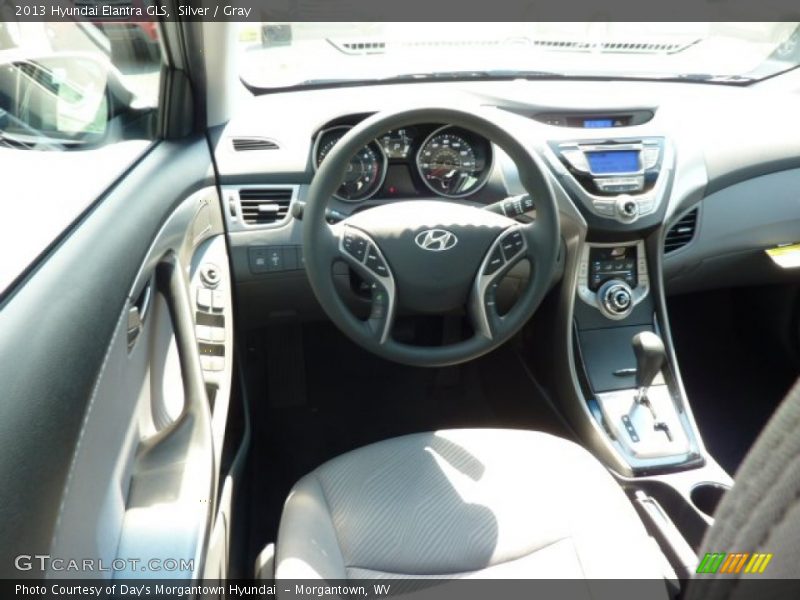 Silver / Gray 2013 Hyundai Elantra GLS