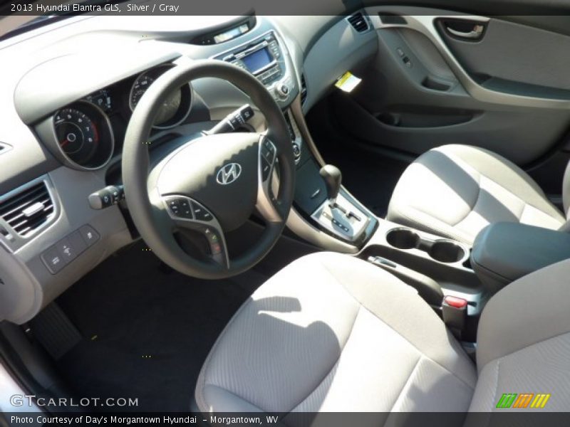 Silver / Gray 2013 Hyundai Elantra GLS