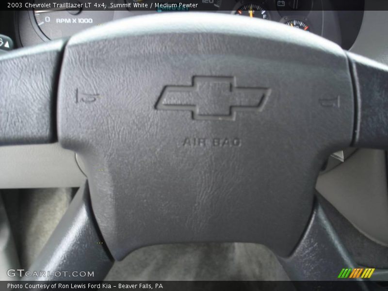 Summit White / Medium Pewter 2003 Chevrolet TrailBlazer LT 4x4