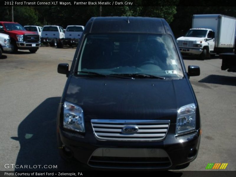 Panther Black Metallic / Dark Grey 2012 Ford Transit Connect XLT Wagon