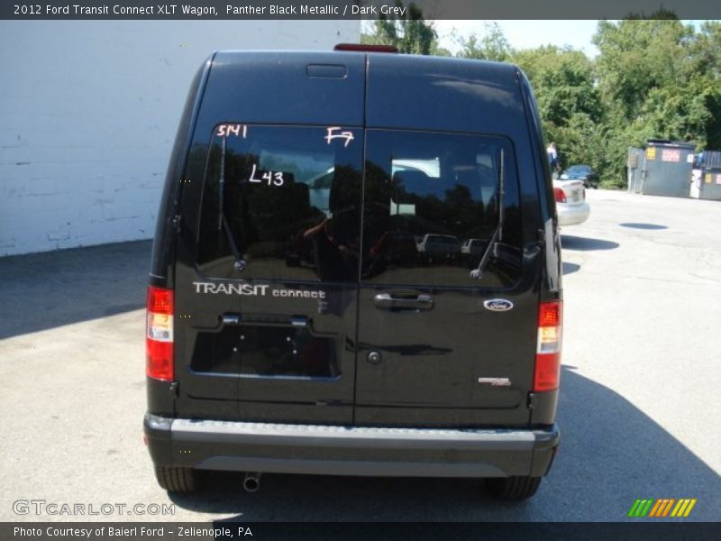 Panther Black Metallic / Dark Grey 2012 Ford Transit Connect XLT Wagon