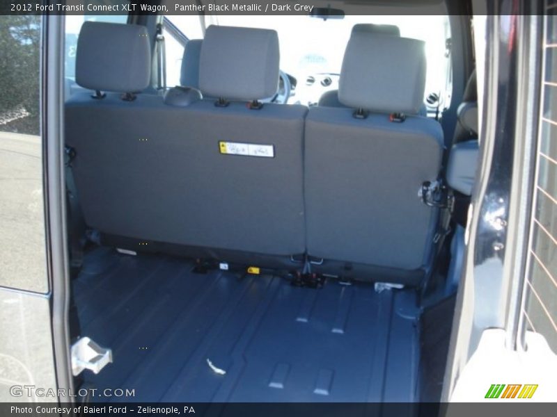 Panther Black Metallic / Dark Grey 2012 Ford Transit Connect XLT Wagon
