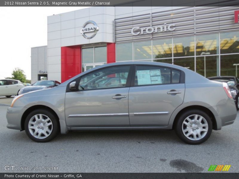 Magnetic Gray Metallic / Charcoal 2012 Nissan Sentra 2.0 S